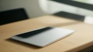 Smartphone moderno em mãos durante processo de instalação de aplicativo via sideloading