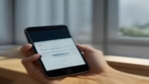 Pessoa verificando sessões ativas do Instagram em seu smartphone para garantir a segurança da conta.