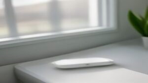 Smartphone Motorola em uma mesa de trabalho limpa, pronto para o processo de formatação de fábrica.